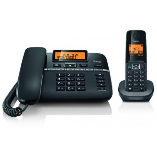 Gigaset C330 Téléphone filaire et sans fil Noir