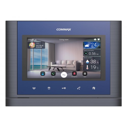 Commax 7 inch LED Display Multi-Touch IP Monitor Master Capacitive Full Touch